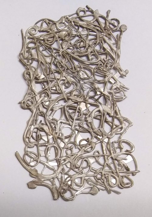 Judy Larson's Make a Lacy Argentium Scrap Metal Sheet - , General Education, Butane Torch, Soldering, Solder, make a lacy argentium scrap metal sheet